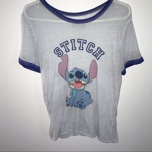 Blue “Stitch” T- Shirt
